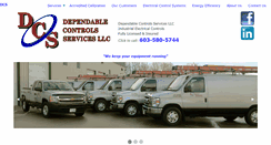 Desktop Screenshot of dependablecontrolsservices.com