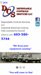 Mobile Screenshot of dependablecontrolsservices.com